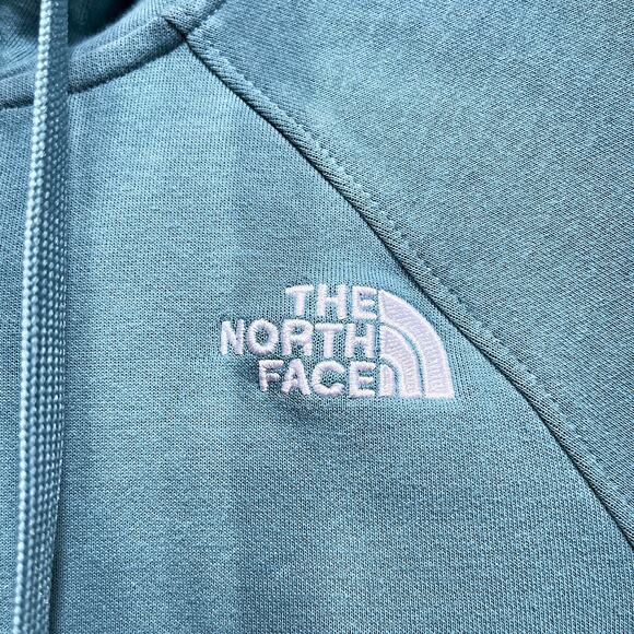 The North Face Eco Ridge Reardon Full Zip Hoodie Jacket Green Pockets Womens XS - Picture 3 of 7